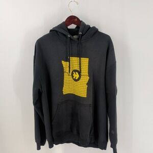 Thrashed Port & Company Hermanson Safety An‎ Attitude For Life Hoodie Black XL